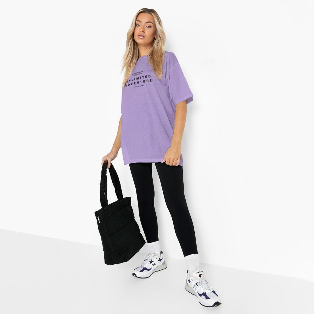 Luxury Women's Oversized T-Shirt - Premium Brand New - Picture 1 of 3